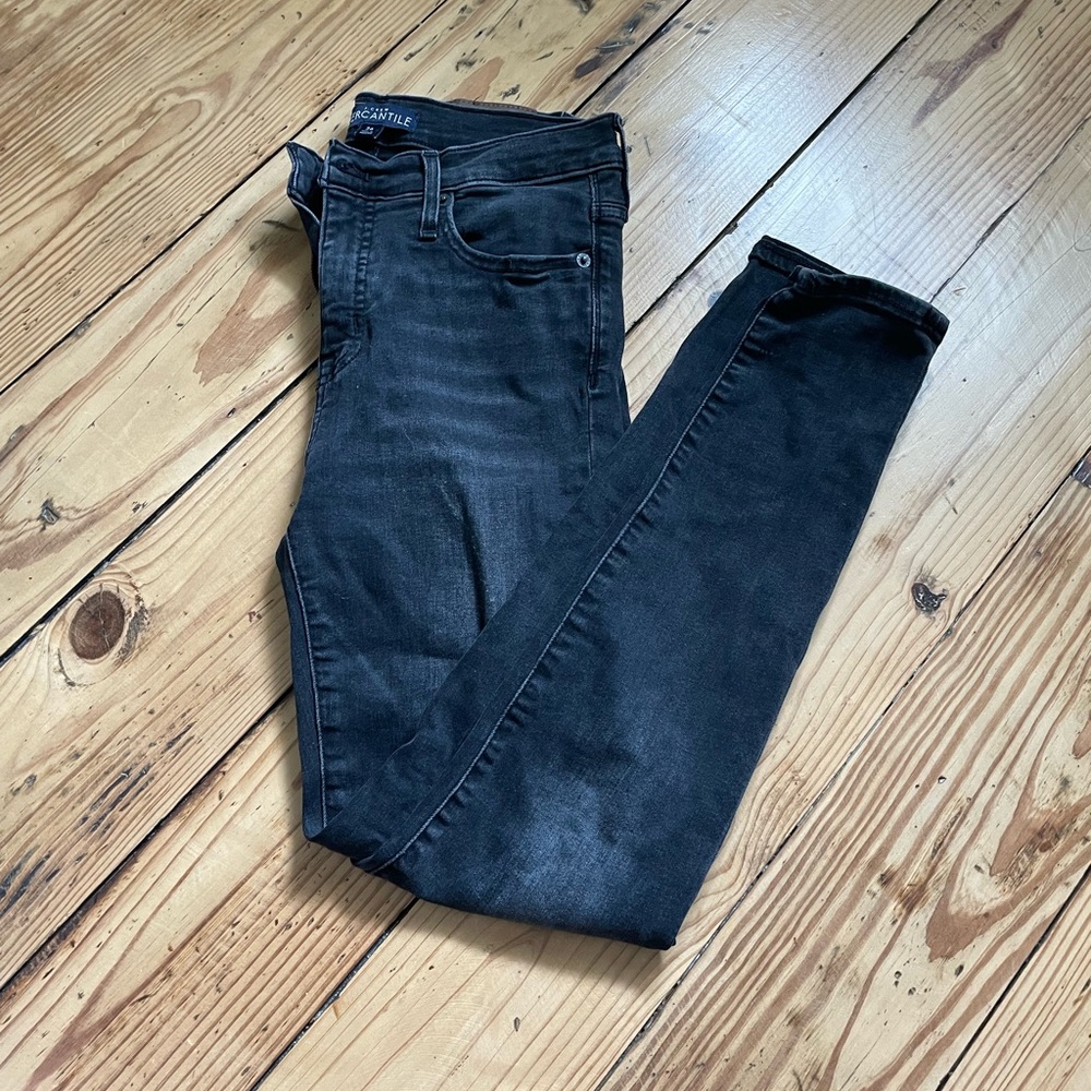 J crew black skinny jeans
